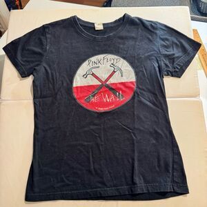 Pink Floyd The Wall Winterland Marching Hammers T-Shirt womens Sz8 small Black